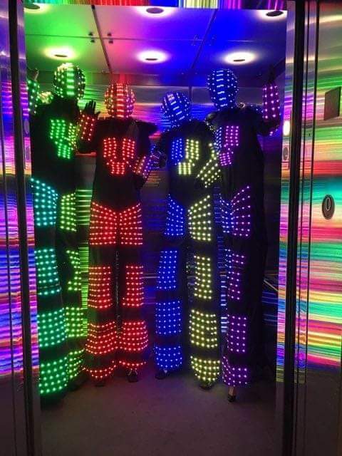 LED Robot LED Stilt Walker