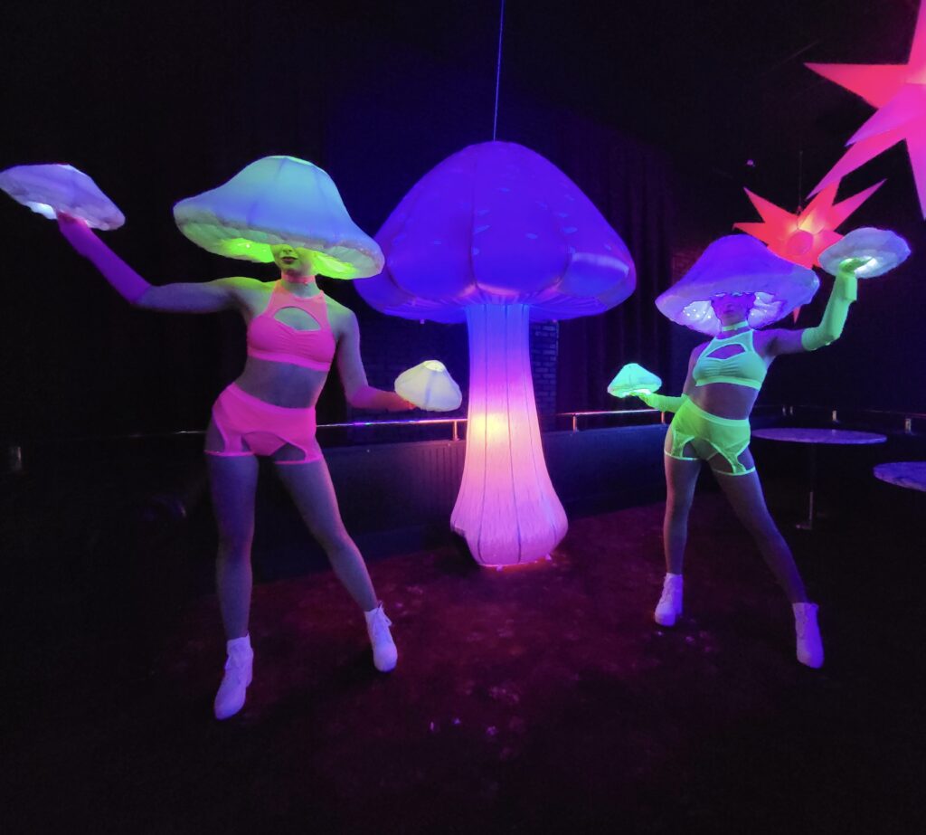 LED Fungi Living Statue Living Art
